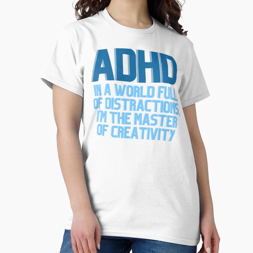 ADHD In a World Full of Distractions BLUE by ElectraW