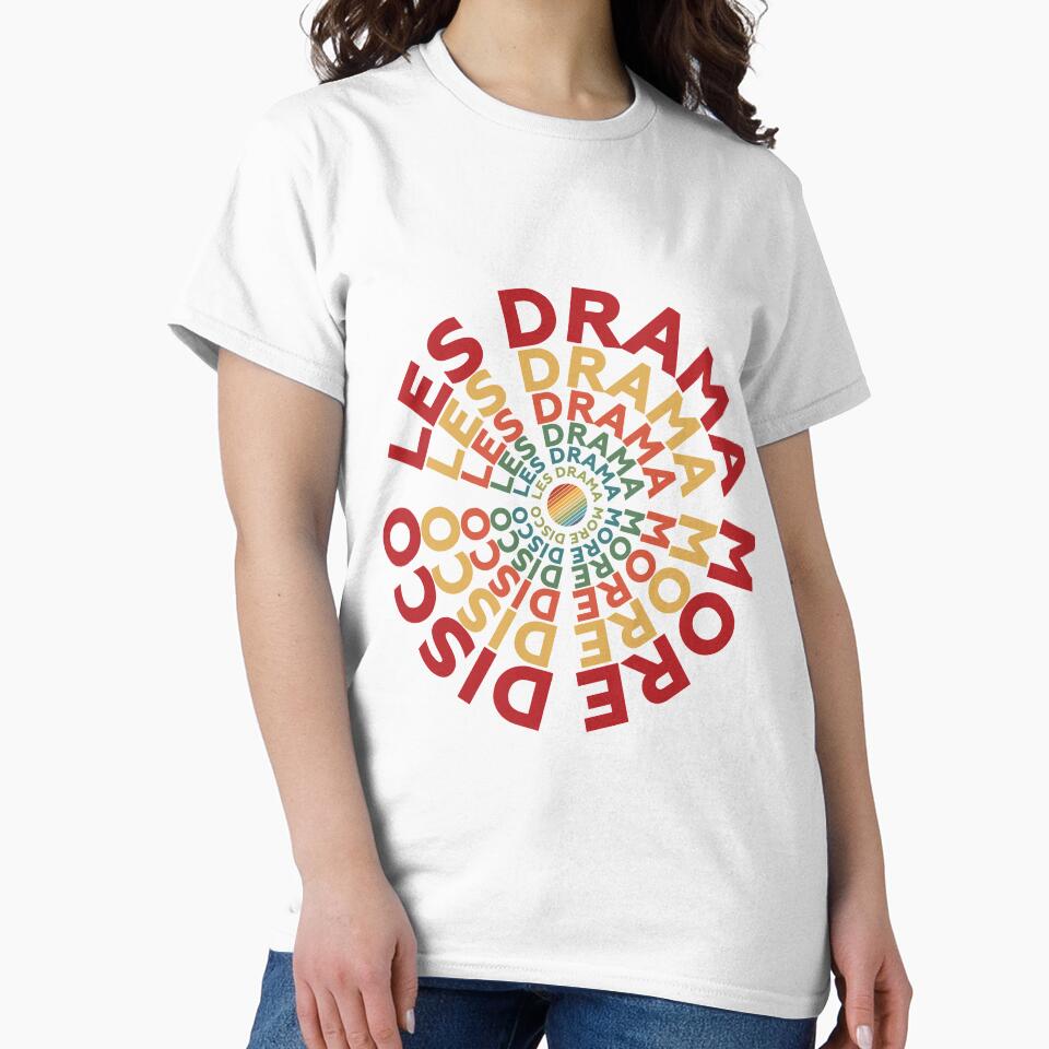 Less Drama More Disco Vintage Funny Saying Quote by MintaApparel