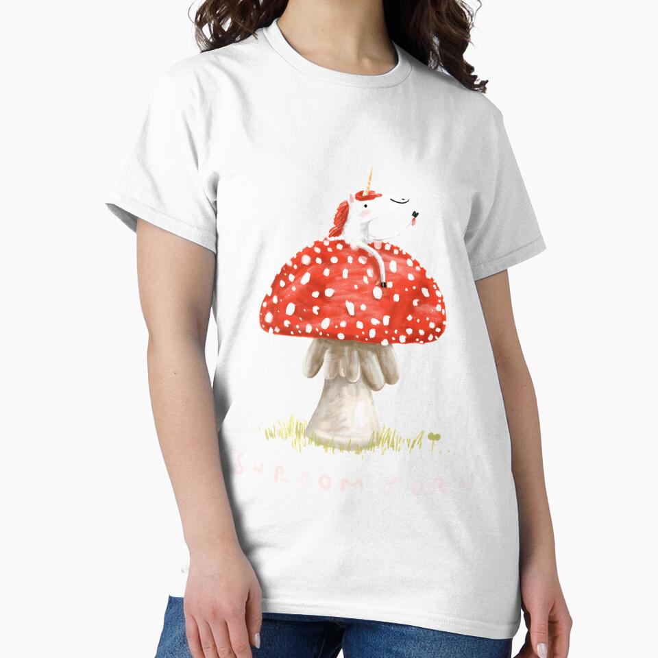 Shroomicorn Cute Mushroom Unicorn by djentomamatel