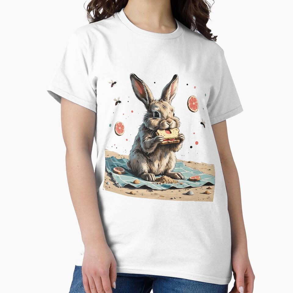 Bunny Picnic by the Sea by AQUILAKREO