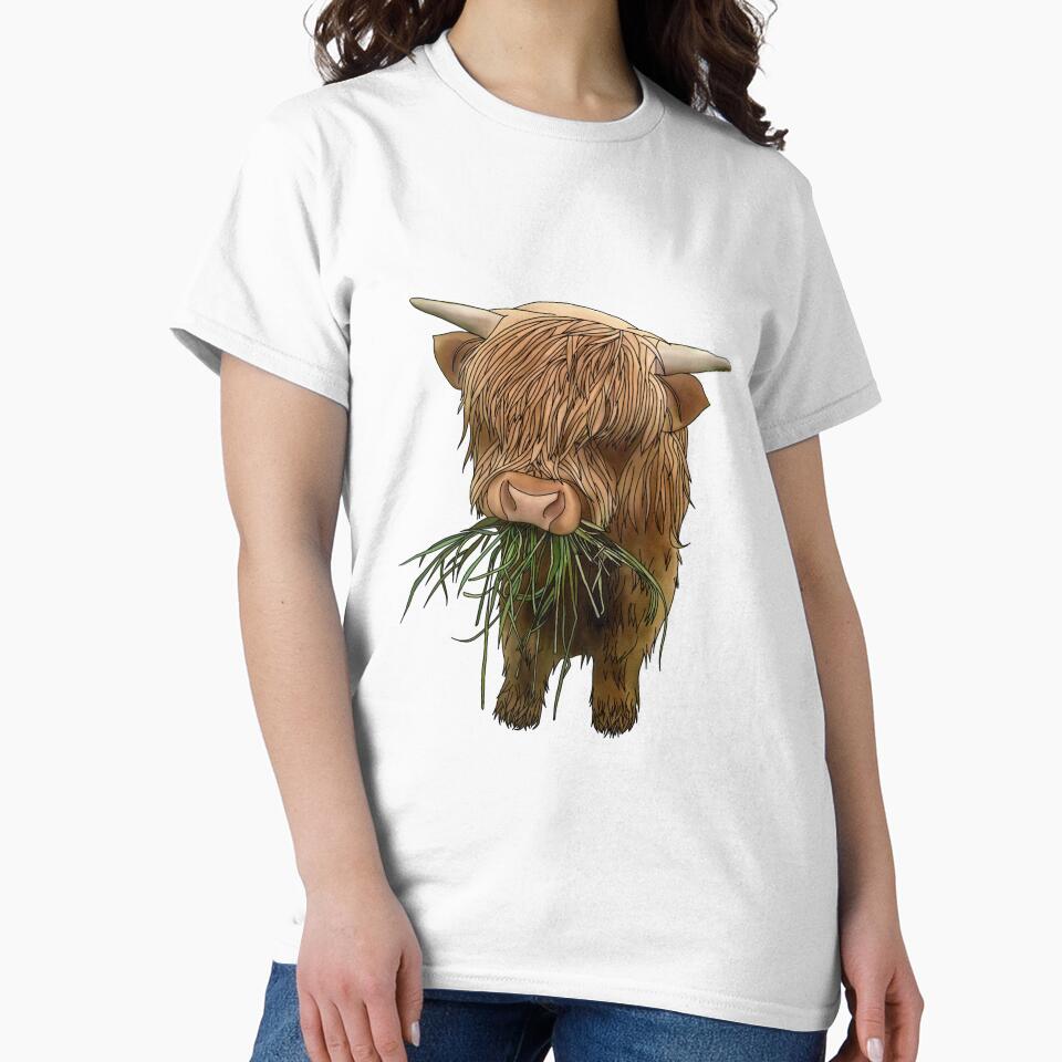 Baby highland cow by Alenas-Store