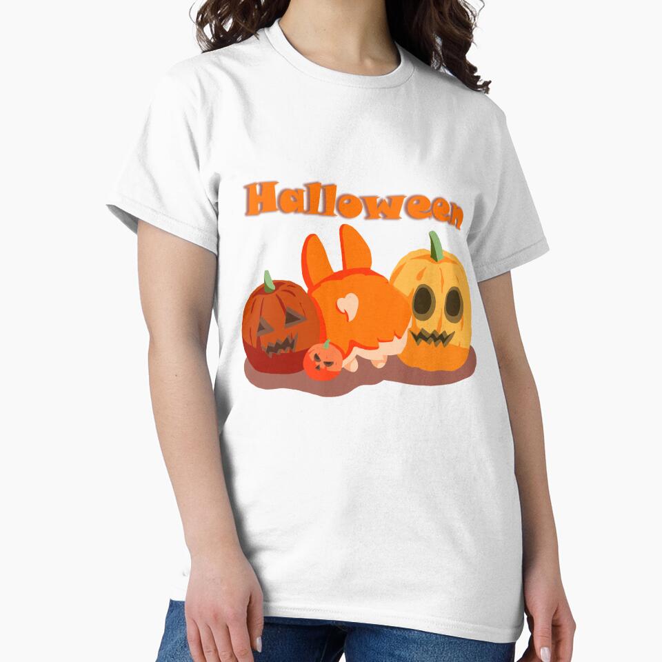Imposter Corgi among Halloween pumpkins by MindToPaper
