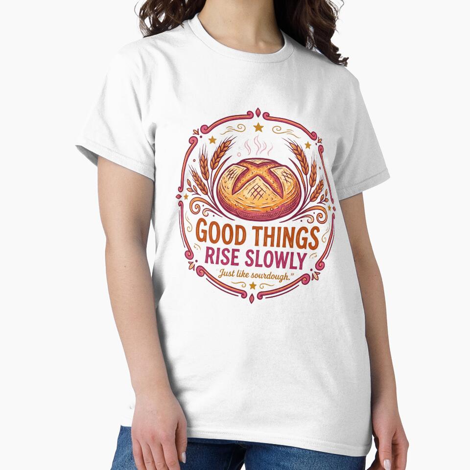 Good Things Rise Slowly Just Like Sourdough Mug | Funny Sourdough Baker Quote | Artisan Bread Baking Gift by Softbear Atelier
