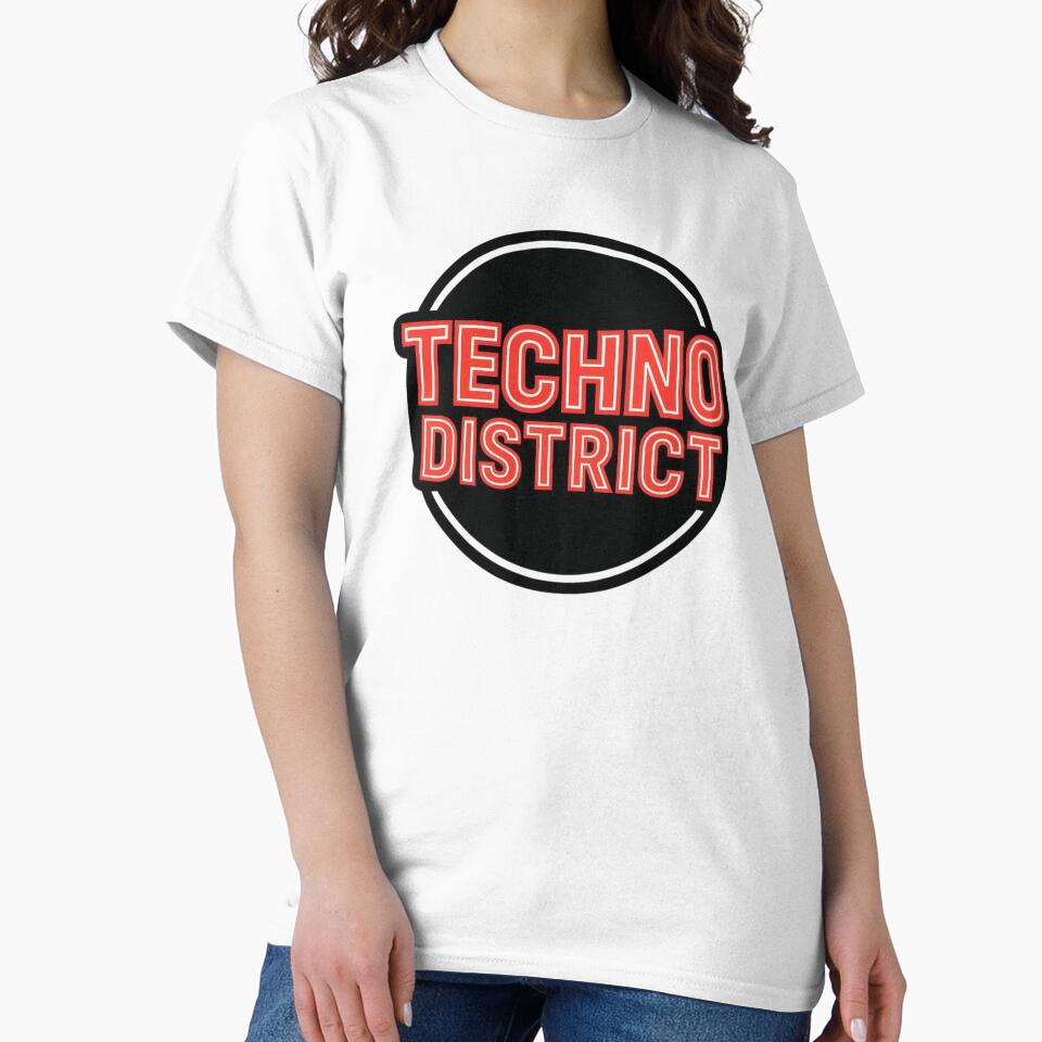 Techno District – Modern Underground Techno Design by |TRSSHOP|