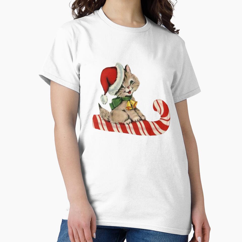 Vintage Christmas Cat by Pixiedrop
