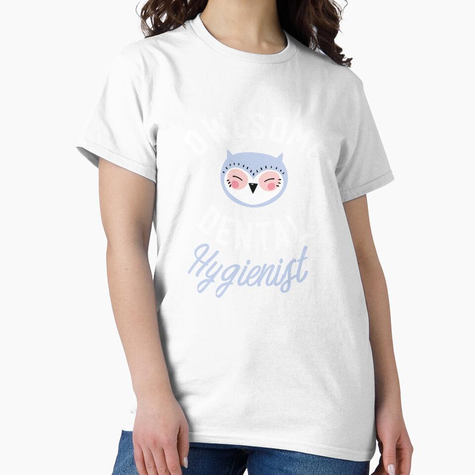 Owlsome Dental Hygienist Pun - Funny Gift Idea by betternotes