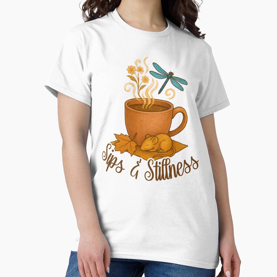 Sips & Stillness Whimsigoth Design by CottonandQuill