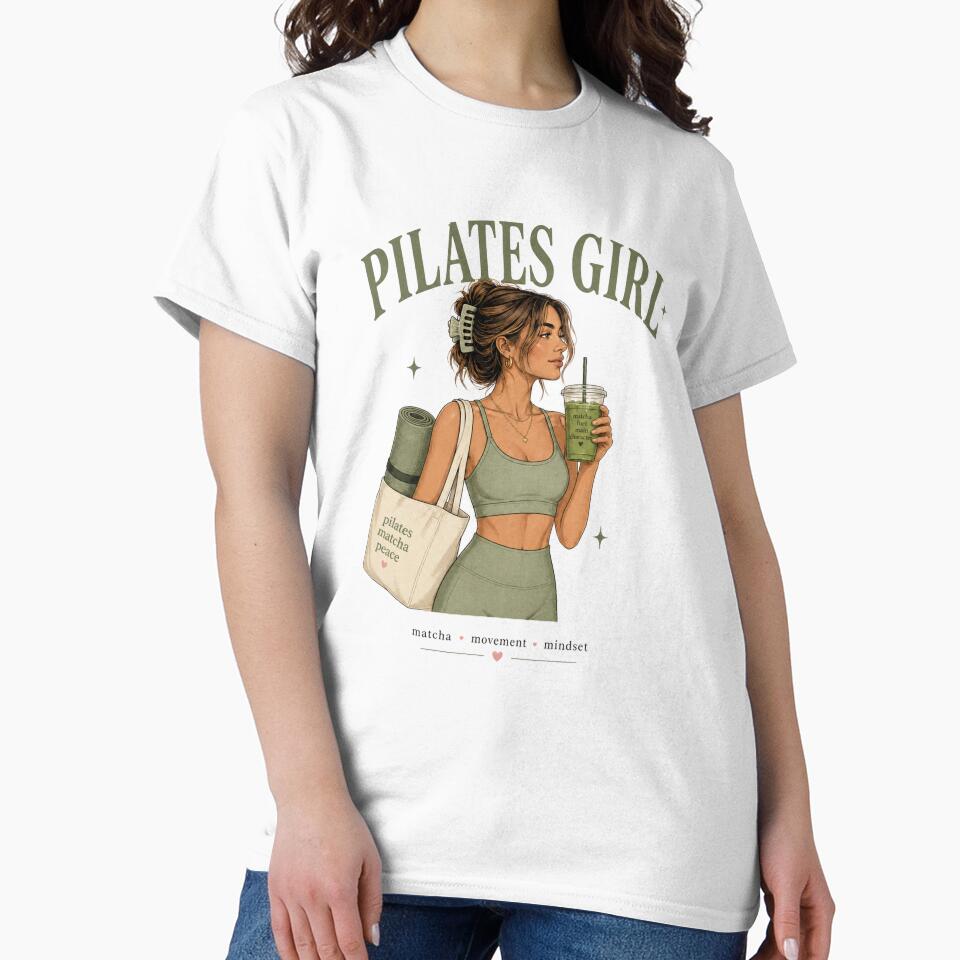 Pilates Girl Matcha Movement Mindset by SnortStudio