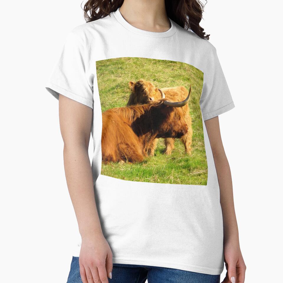 Highland Coo and Calf II - Photograph by GenAumonier