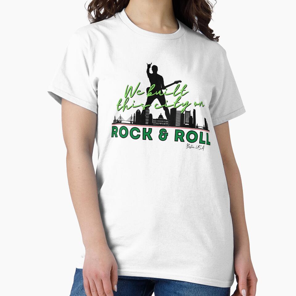We Built this City - Boston, Green by Mean-Musician