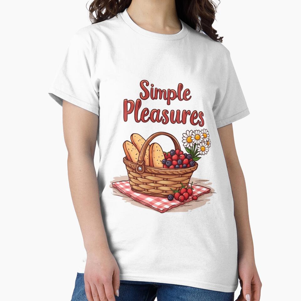 Simple Pleasures Picnic Scene | Cozy Outdoor Leisure Illustration | Slow Living Summer Moment Art by PaintedPixels01