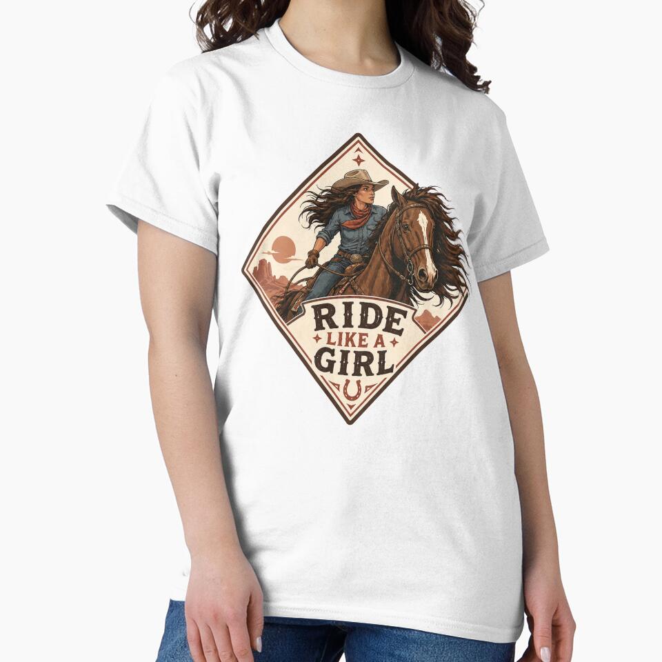 Ride Like a Girl by RisingWolfStudio