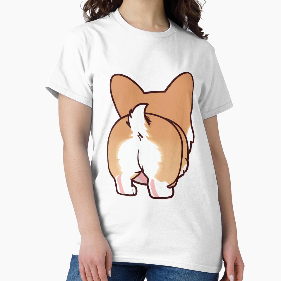 Cute Fluffy Corgi Butt by OtillieArt