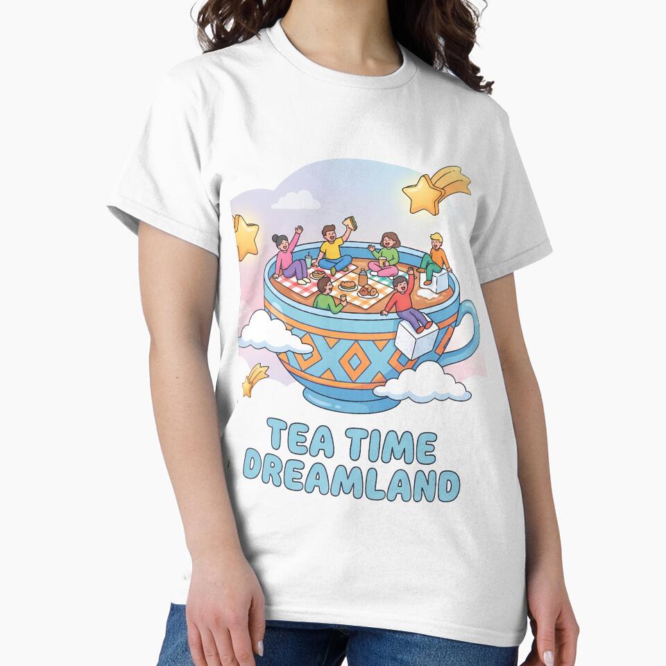 Dreamland Kawaii Tea Time Dreamland Picnic Art by ART ATTACK ZONE