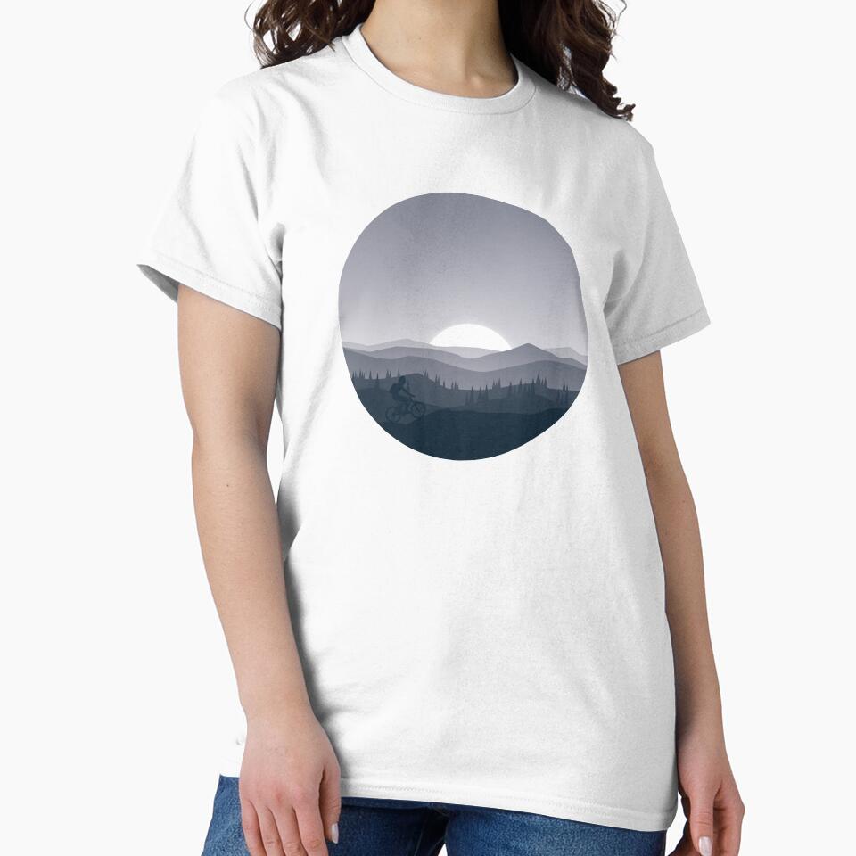 Mountains At Night Are Beautiful Biking by OnlyPrint20