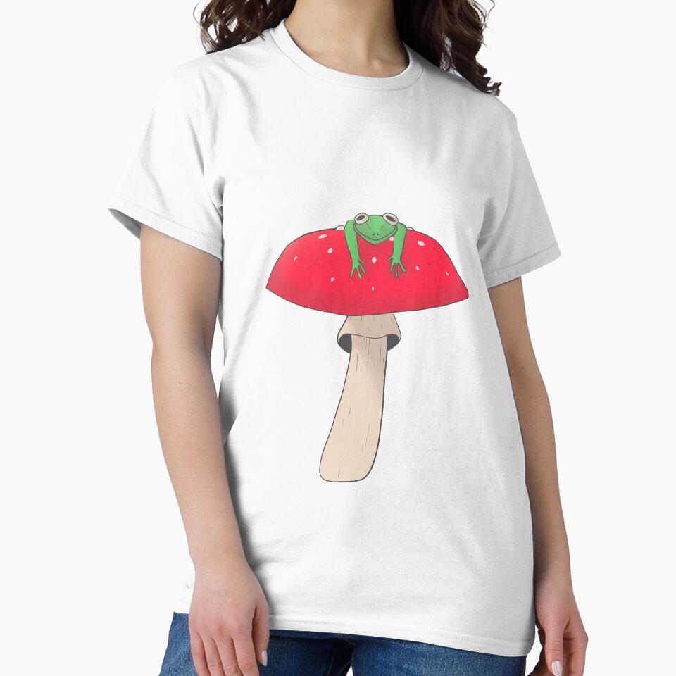 Funky Frog on a Mushroom by Mego02
