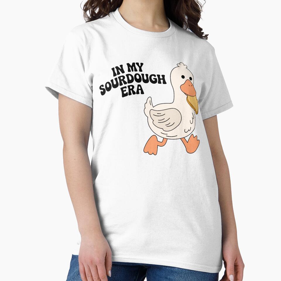 Groovy In My Sourdough Era Funny Pun In My Bread Making funny duck by My Kozy Shoppe