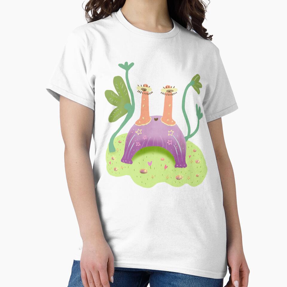 Rainbow Snail Safe Place by FaliushART