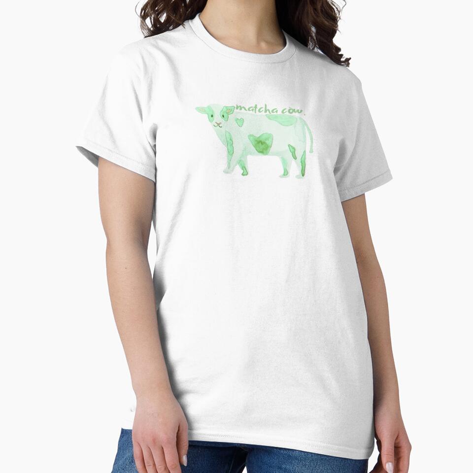 Matcha Cow Cute Gift For Matcha Lovers by AGreetee