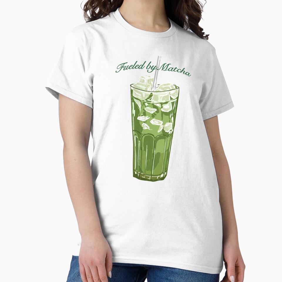 Fueled by Matcha – Vintage Green Tea Illustration by MaiZephyr