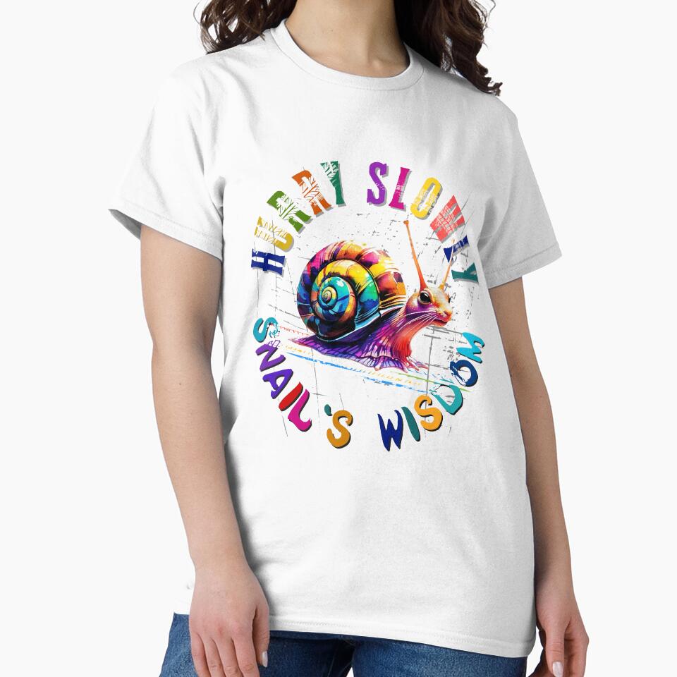 Colorful Snail Art – Hurry Slowly, Snail’s Wisdom by Creolly