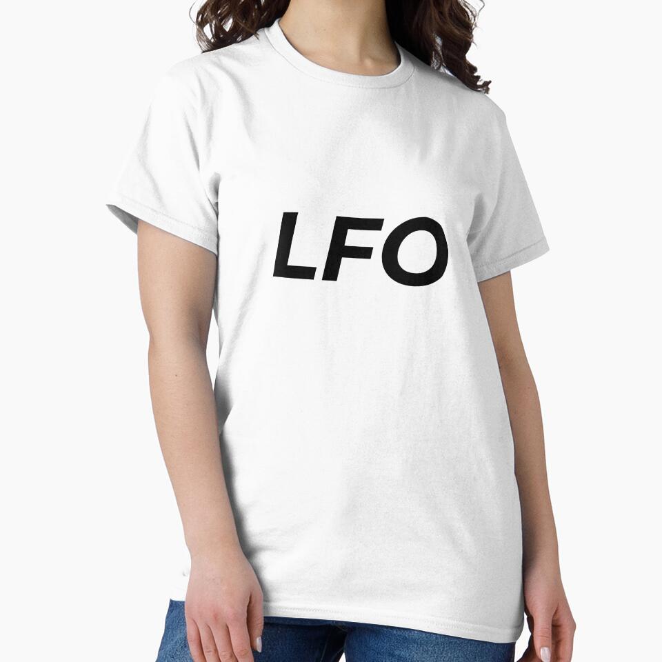 LFO Old School Underground 90s Techno Music (Black) by MusicMerchLab