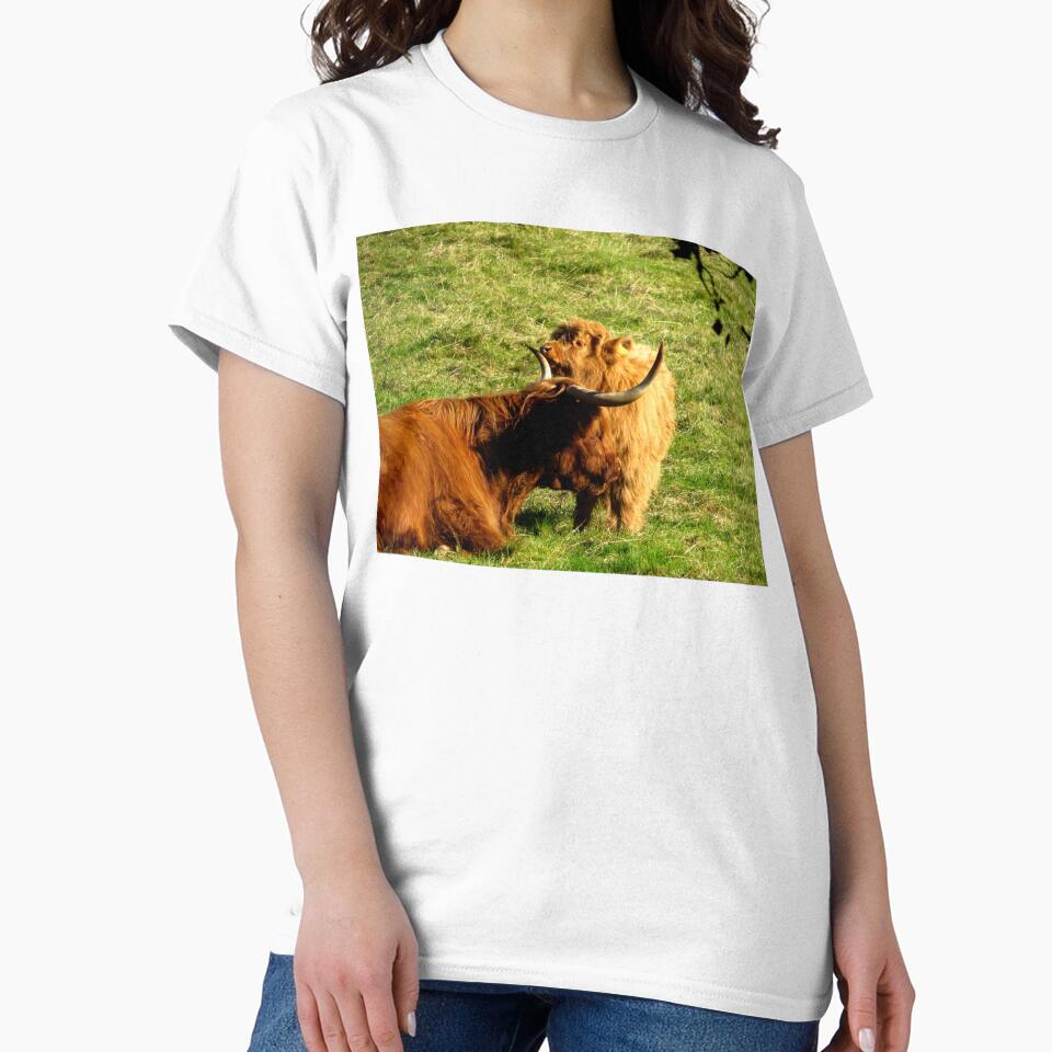Highland Coo and Calf I - Photograph by GenAumonier