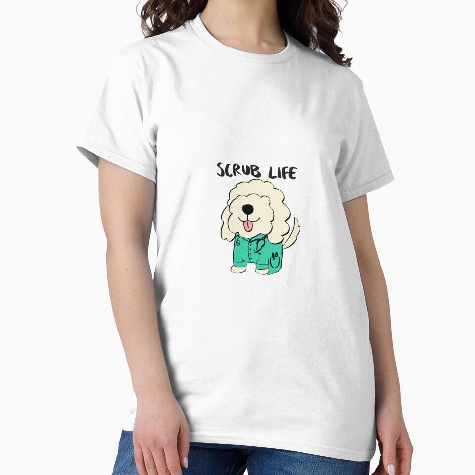 Scrub Life Dog by Hanasroad