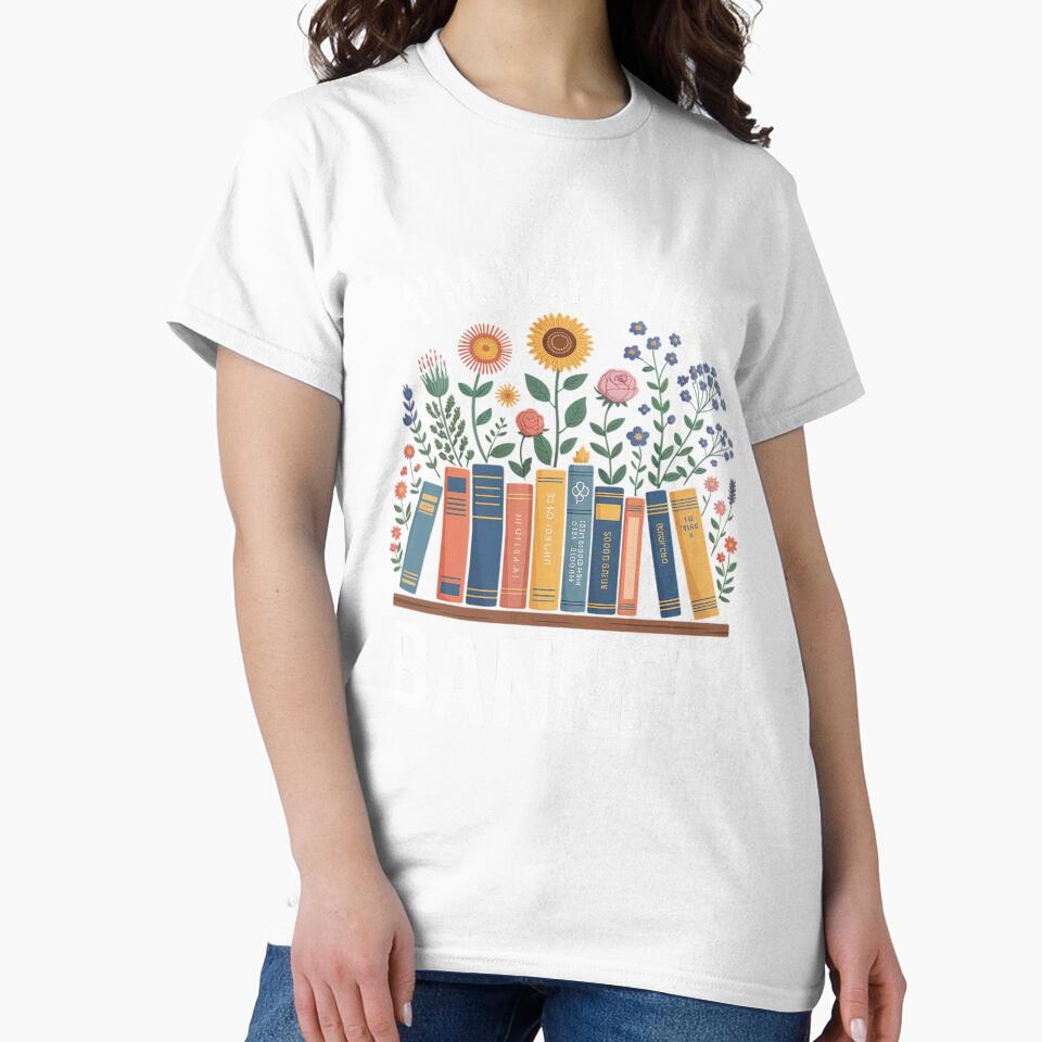 I'm With The Banned Read Banned Books Bookworm Flower by ProudForFunny