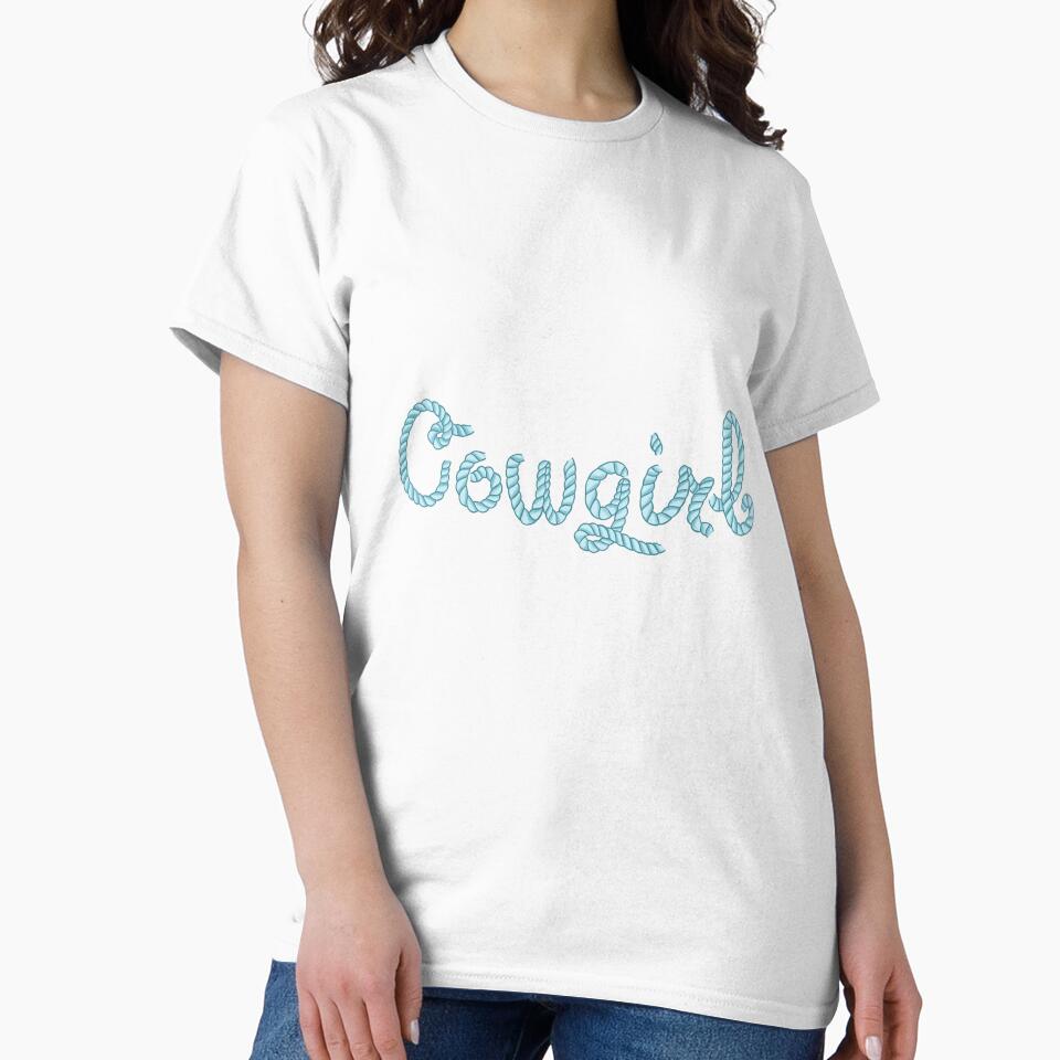 Cowgirl in rope lettering by pinkyfish1010