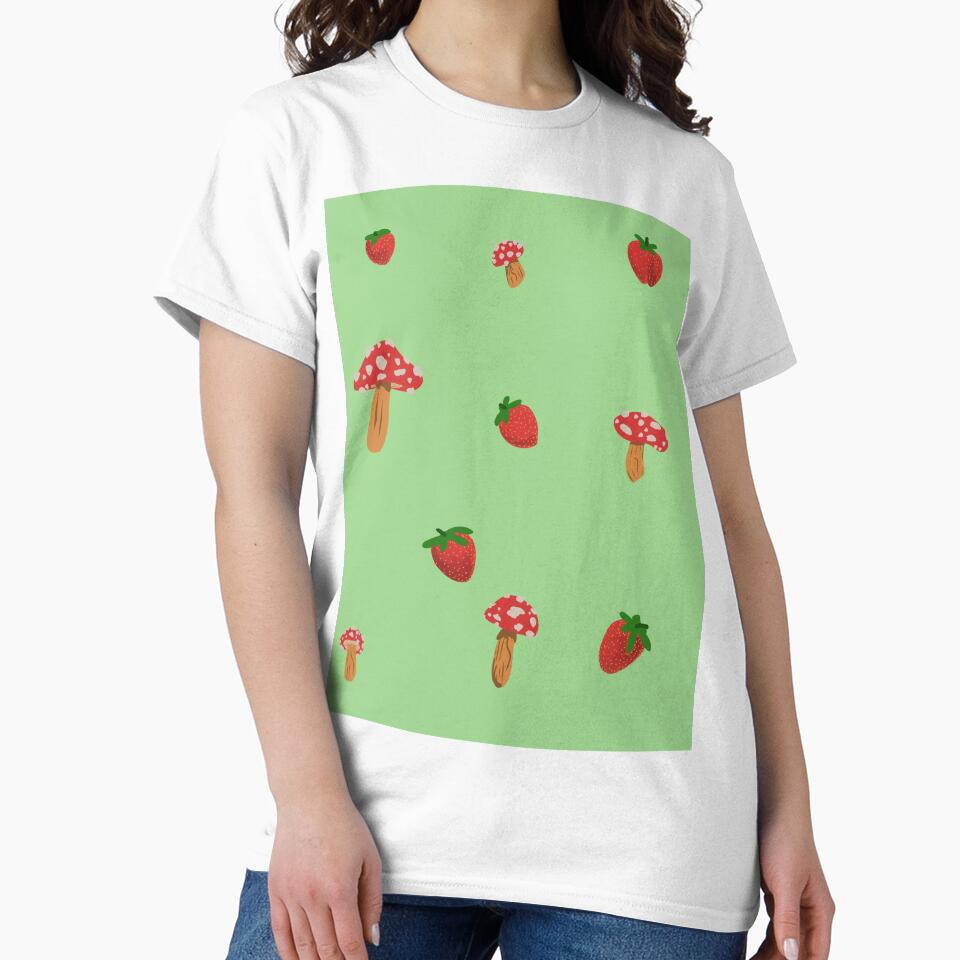 Strawberry and Mushrooms by LookingxGlass