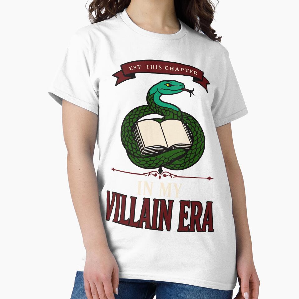 In My Villain Era — Dark Academia Vintage Bookplate Snake Gothic by Mdozet
