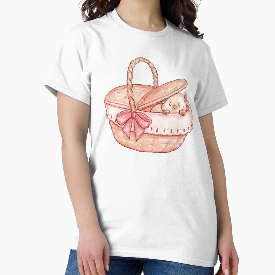 Cat in a picnic basket by Denise, Denisn't