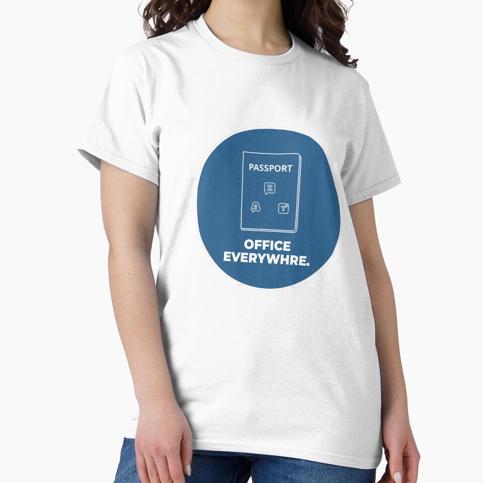 Copy of Office Everywhere - Digital Nomad Passport Sticker by ZYNORAworld