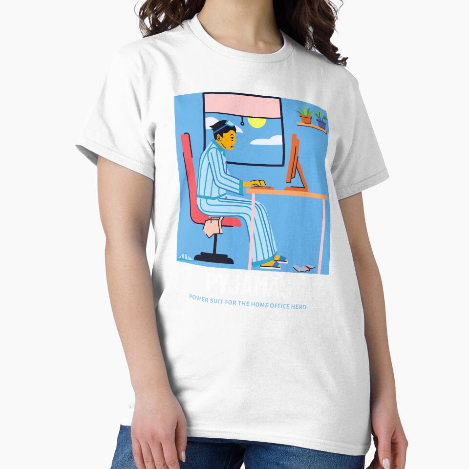Pyjamas Funny WFH Home Office Remote Work by SvenJ94