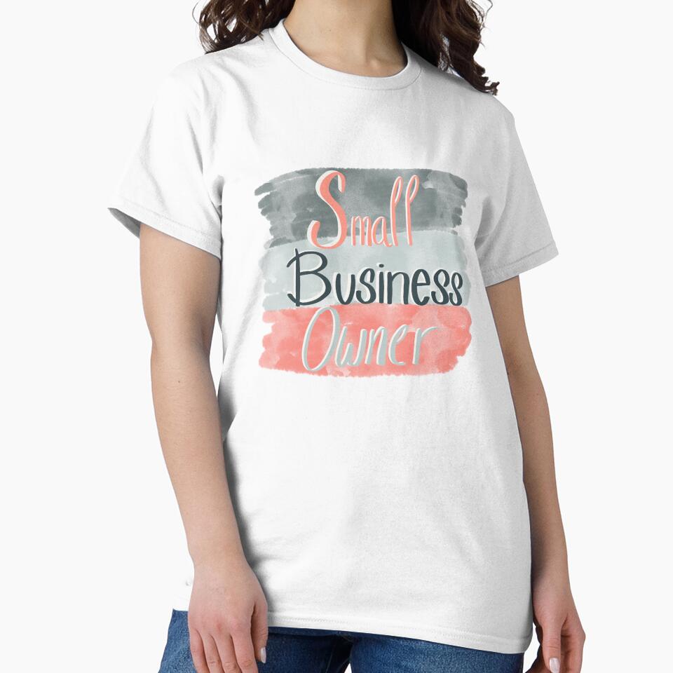 Small Business Owner Paint Splash Rainbow by Rochelle Rae Design