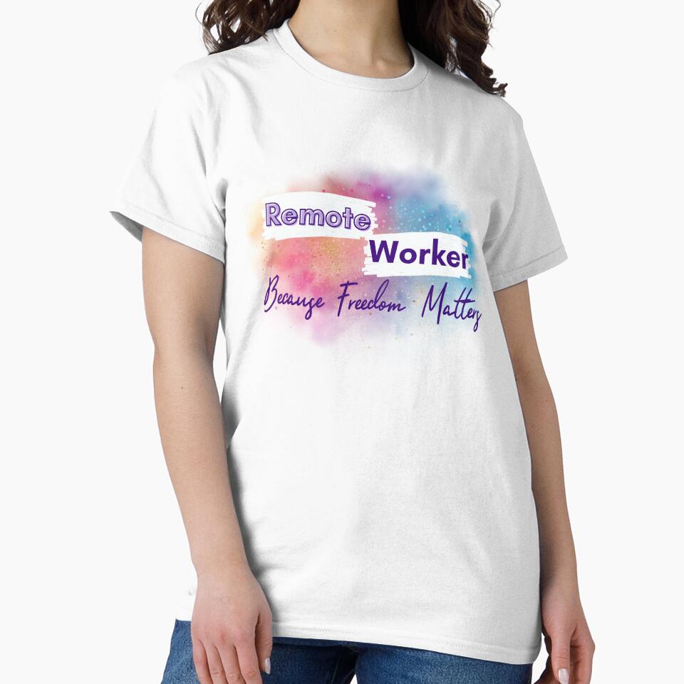 Remote Worker Quote - Work From Home - Nomad Freedom by soniaaseguin