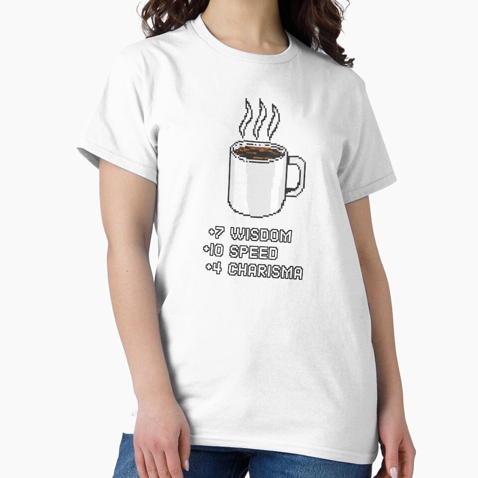 The Coffee Powerup | Caffeinated RPG Gamer | D&D by AcornJamKit