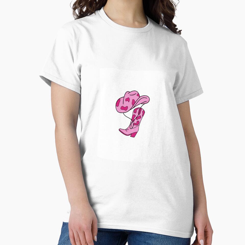 Pink Cowgirl Boots & Hat by The Eclectic Cat