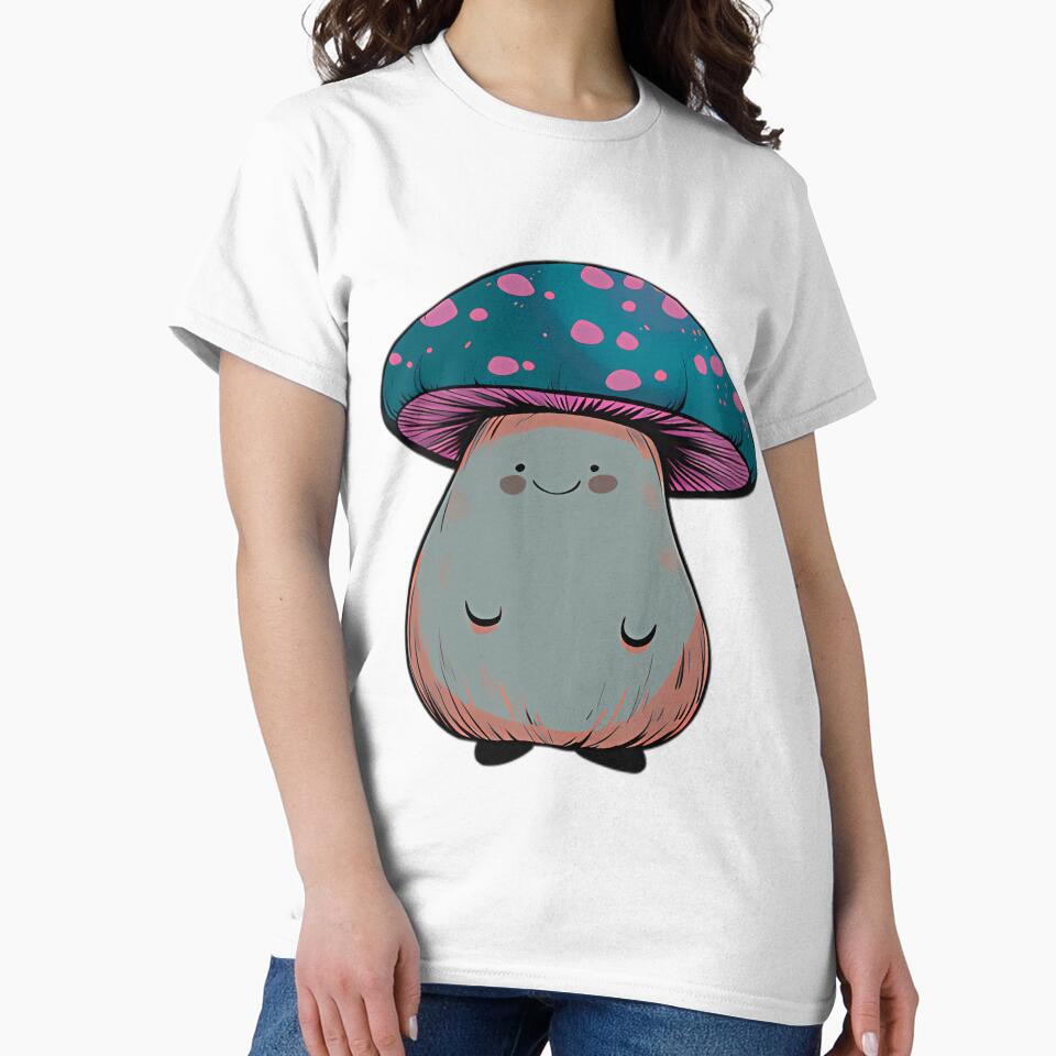 Forest Buddy Cute Mushroom Character by mesihdeanda3