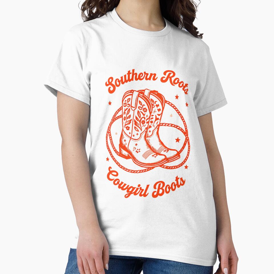 Southern roots cowgirl boots by Sticker Mama