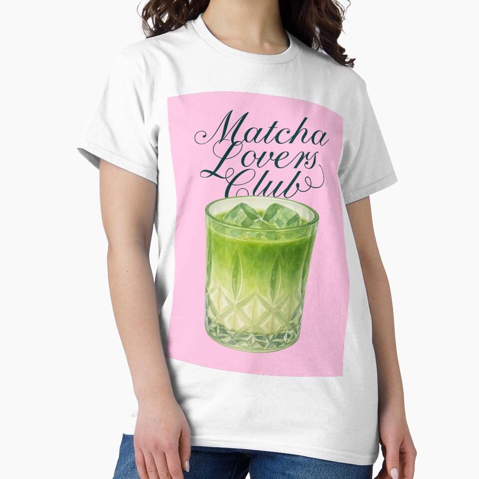 Matcha Lovers Club – Iced Green Drink Illustration by MajesticBeasts