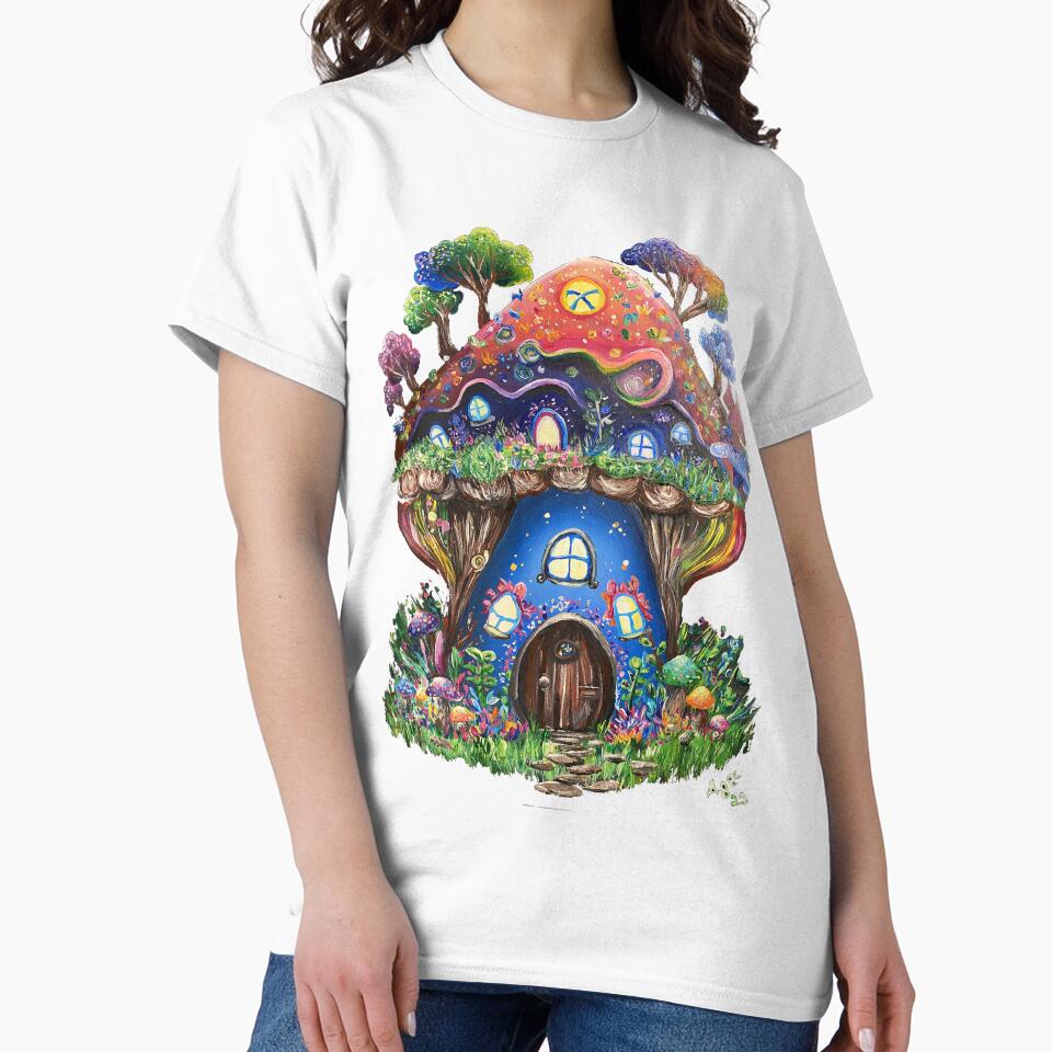 Fairytale Mushroom House by Aquabunart