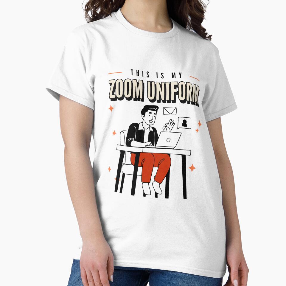 This Is My Zoom Uniform Productivity Work From Home by LamountTees