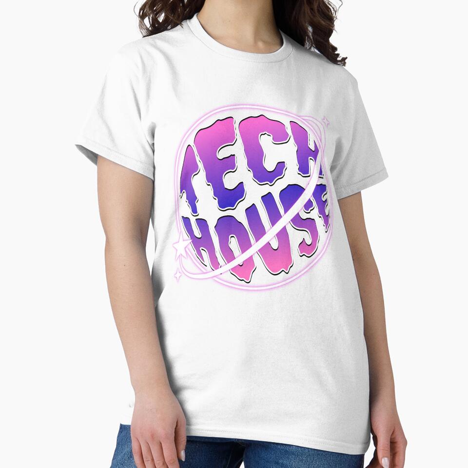 TECH HOUSE  - Neon Glow (white) by Discothreadz