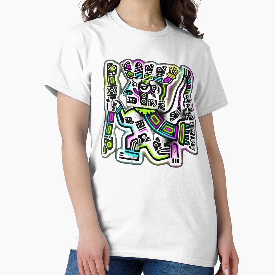 Viracocha Neon Aztec Rave Warrior by Wsgreen