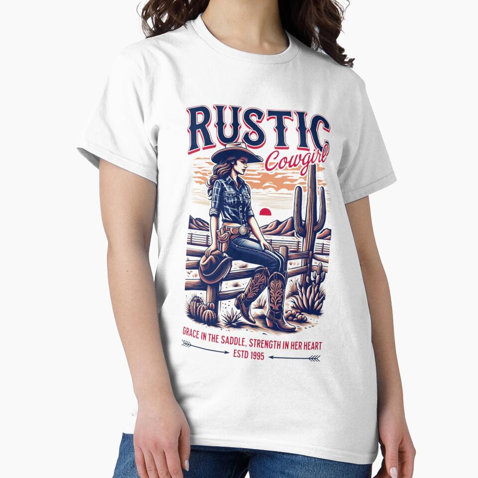 Rustic Cowgirl Aesthetic - Western Style Vintage Design by Colorful-Garden