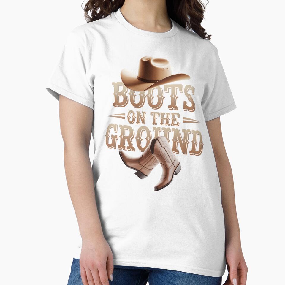 Boots On The Ground Cowgirl Linedance Cowboy Western by clothesy7