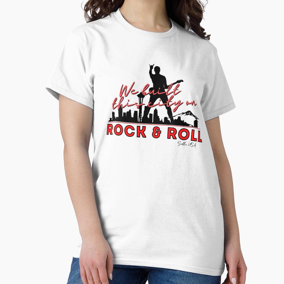 We Built this City - Seattle, Red by Mean-Musician