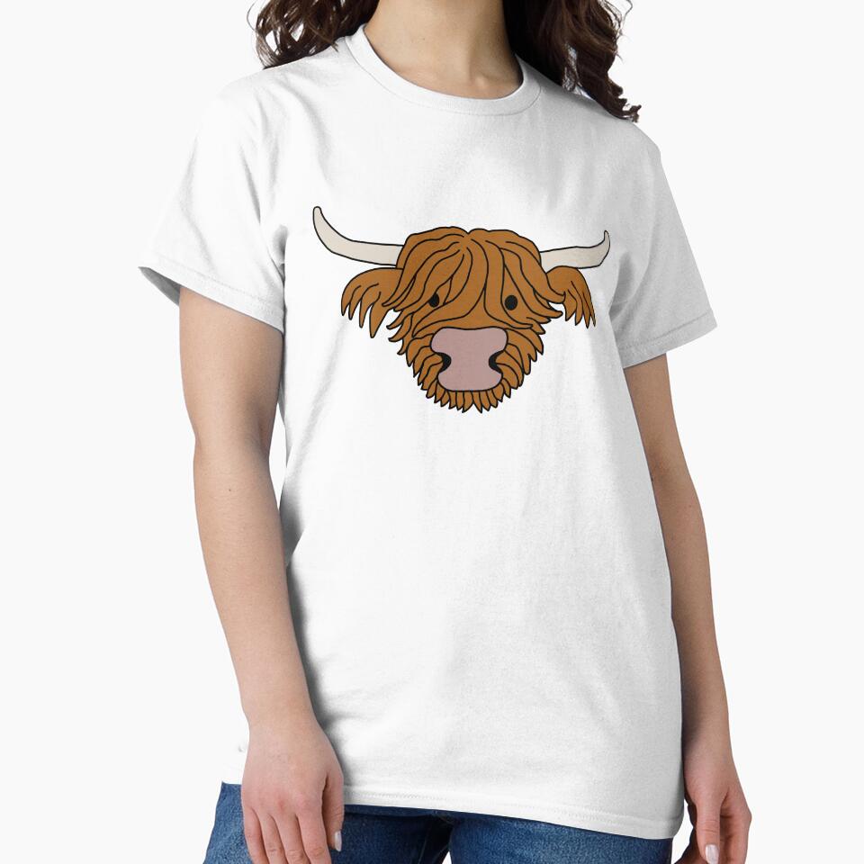 Cute Highland Cow Cartoon by Scat the cat